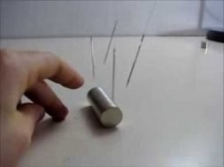 FUN EXPERIMENT with magnetic needles