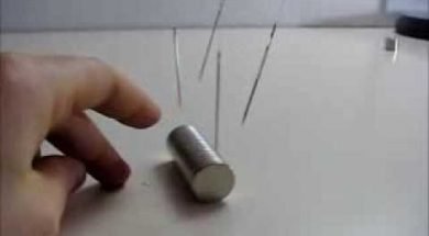 FUN EXPERIMENT with magnetic needles