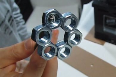 MAGNETIZED NUTS Electromagnetic experiment