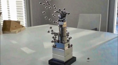 Insane Magnet Tower in Slow Motion