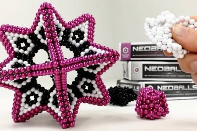 Tesseract Set 864 Colorfull Magnetic Balls