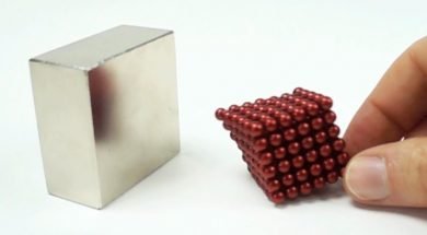 Slow Mo Magnets Collision in Slow Motion
