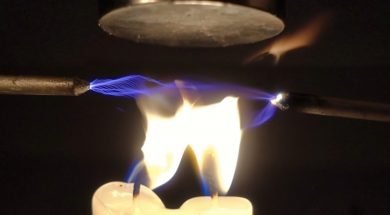 High Voltage through Flames and Magnetic Fields