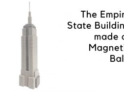 The Empire State Building made of Magnetic Balls MG