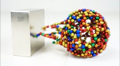 Monster Magnets VS Magnetic Sculptures in Slow Motion