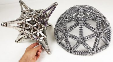 Magnet Satisfaction Dome and Hyperbolic Octahedron