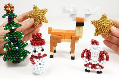 Christmas Decorations out of Magnets