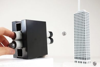 Double Magnet Cannon VS One Shell Plaza out of Magnetic Balls