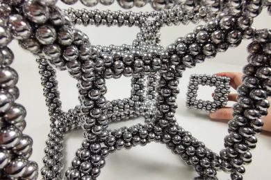 Hypercube out of Magnets