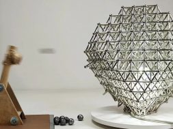 Magnet Cuboctahedron Lamp VS Magnetic Catapult