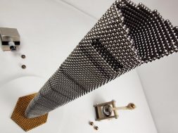 Magnetic guns VS Shanghai Tower made of magnetic balls