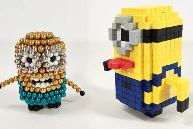 Pixio_Minion_VS_Magnetic_Balls_Minion