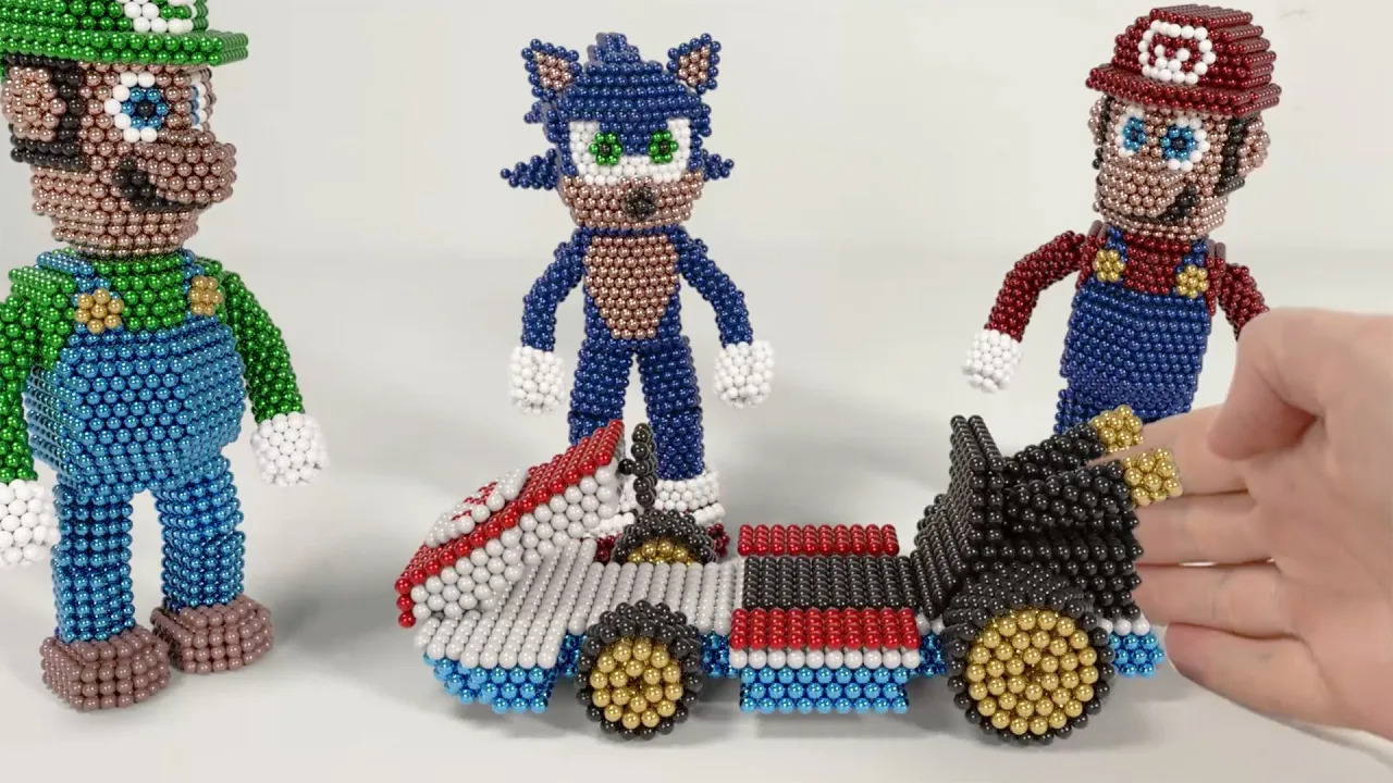 Mario VS Luigi VS Sonic in the Race Games Games