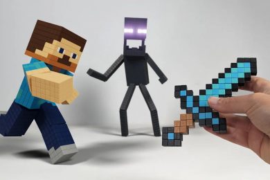 Steve_VS_Enderman