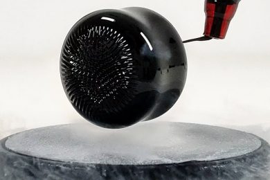 Ferrofluid Quantum Levitation #shorts