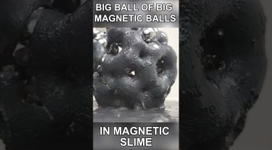 Ball Of Big Magnet Balls in Magnetic Slime