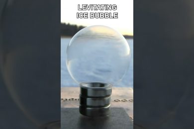 Levitating ICE Bubble