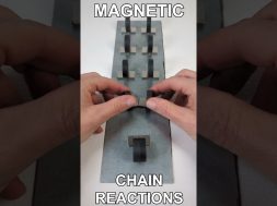 Magnetic Vibrations Chain Reaction