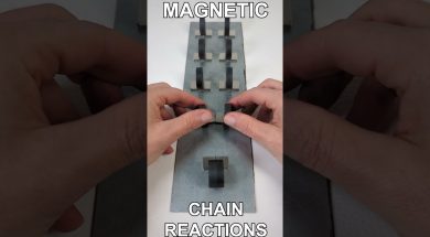 Magnetic Vibrations Chain Reaction