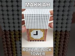 Makkah Royal Clock Tower out of Magnets