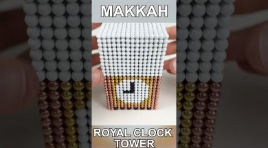 Makkah Royal Clock Tower out of Magnets