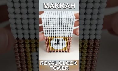 Makkah Royal Clock Tower out of Magnets