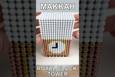 Makkah Royal Clock Tower out of Magnets