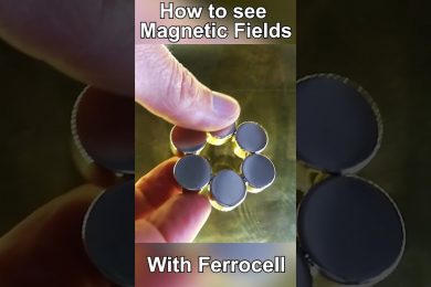 Ferrocell to see the Magnetic Fields