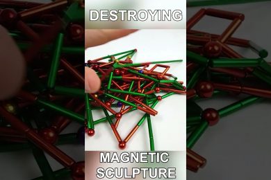 Geomag Sculptures Drestroyed