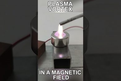 Plasma Vortex in Slow Motion