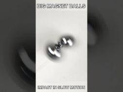 Big Magnetic Balls Vortex in Slow Motion