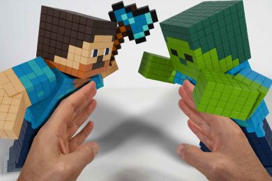 Steve VS Zombie, Minecraft Animation | Magnetic Games