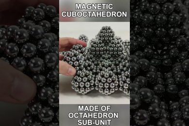 Magnetic Cuboctahedron made of magnetic octahedrons