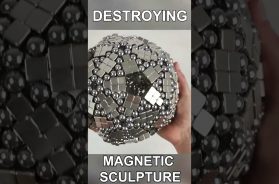 Magnetic Sculpture Destroyed