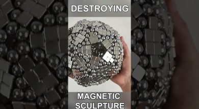 Magnetic Sculpture Destroyed