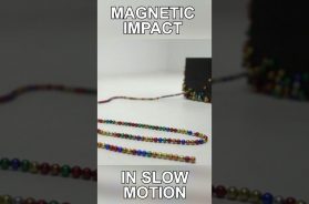 Magnetic Snake in slow motion