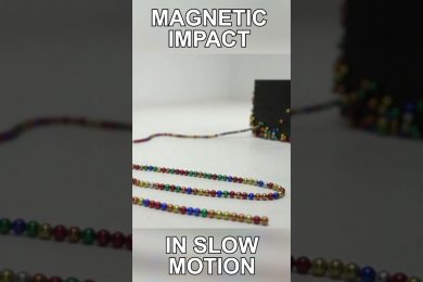 Magnetic Snake in slow motion