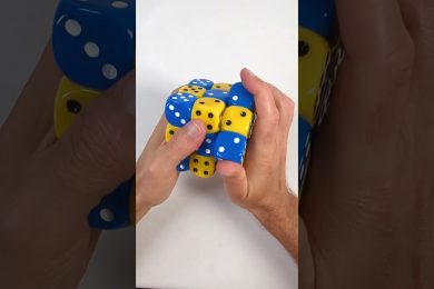 Magnetic Rubik’s CUBE made of DICE