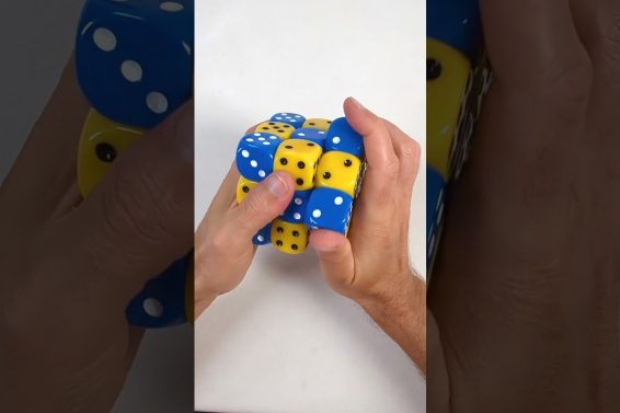 Magnetic Rubik’s CUBE made of DICE