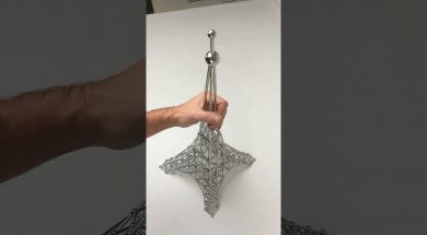 The Eiffel Tower made of magnets
