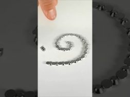 Cone Spiral Magnetic Chain Reaction