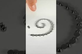 Cone Spiral Magnetic Chain Reaction