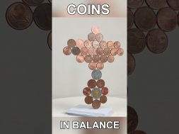 Euro Cents in Magnetic Balance