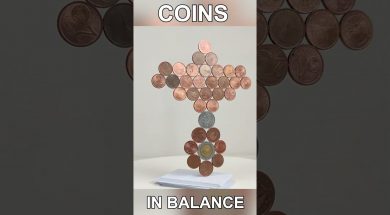 Euro Cents in Magnetic Balance