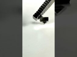 Magnetic Blocks Chain Reaction