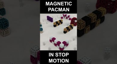 Magnetic PACMAN in Stop Motion