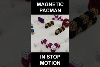 Magnetic PACMAN in Stop Motion