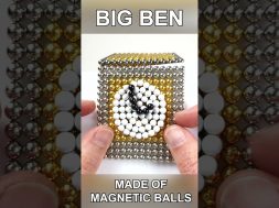 The Big Ben Made of Magnetic Balls