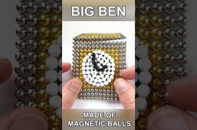 The Big Ben Made of Magnetic Balls