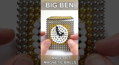 The Big Ben Made of Magnetic Balls
